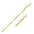 Light Weight 2.4mm Wheat Chain in 14k Yellow Gold 