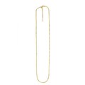 Endless Adjustable Box Chain in 14k Yellow Gold (0.95 mm)