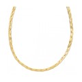 14k Yellow Gold Braided Herringbone Chain (3.20 mm)