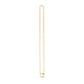 14k Yellow Gold Heart Element Paperclip Necklace