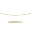 Dual Strand Cable Pendant Chain in 14k Two-Tone Gold (1.1mm)