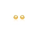 Round Stud Style Earrings in 14k Yellow Gold (8.0 mm)